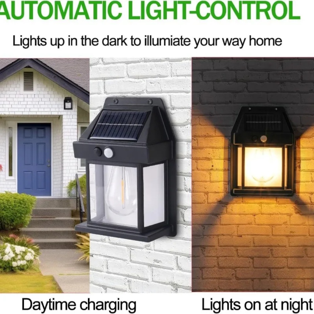 1 Stück Solar-LED-Wandleuchte  – Outdoor Yard Lighting Fixtures Bewertung und Preis