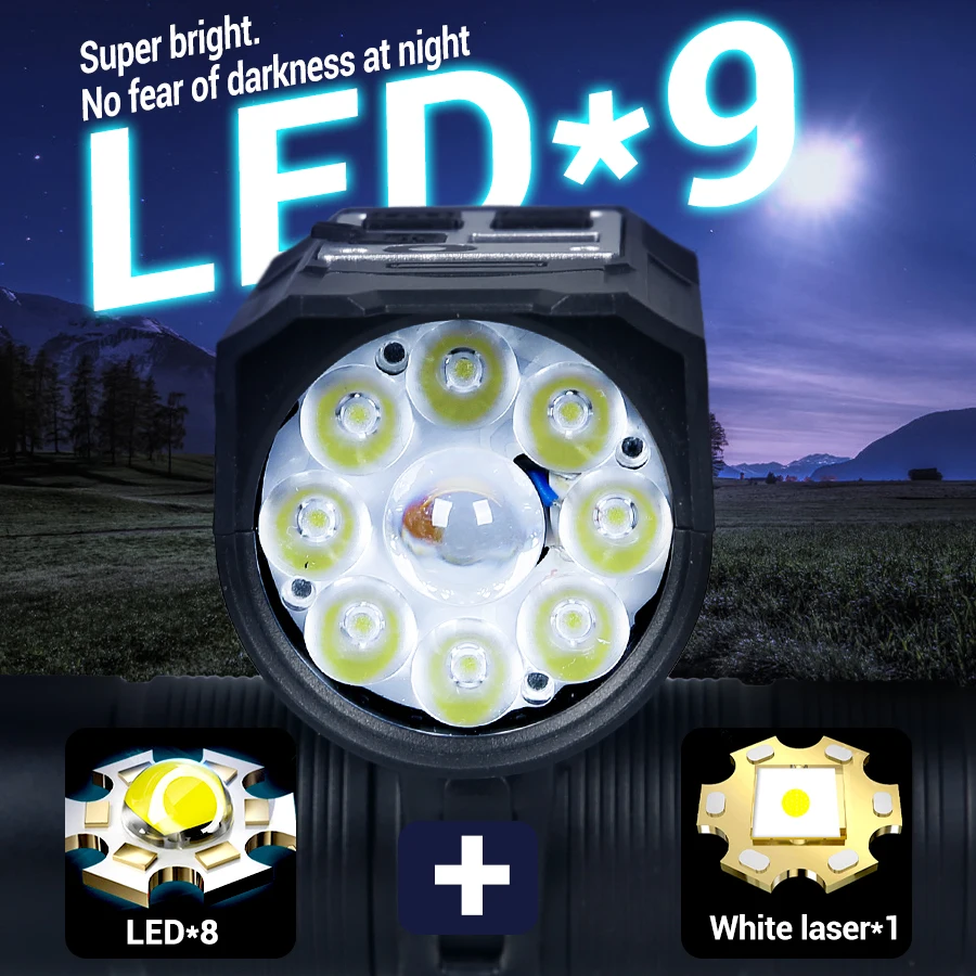 9 LED Fahrrad-Frontlicht USB-A – Outdoor Lighting Ideas For Party Bewertung und Preis
