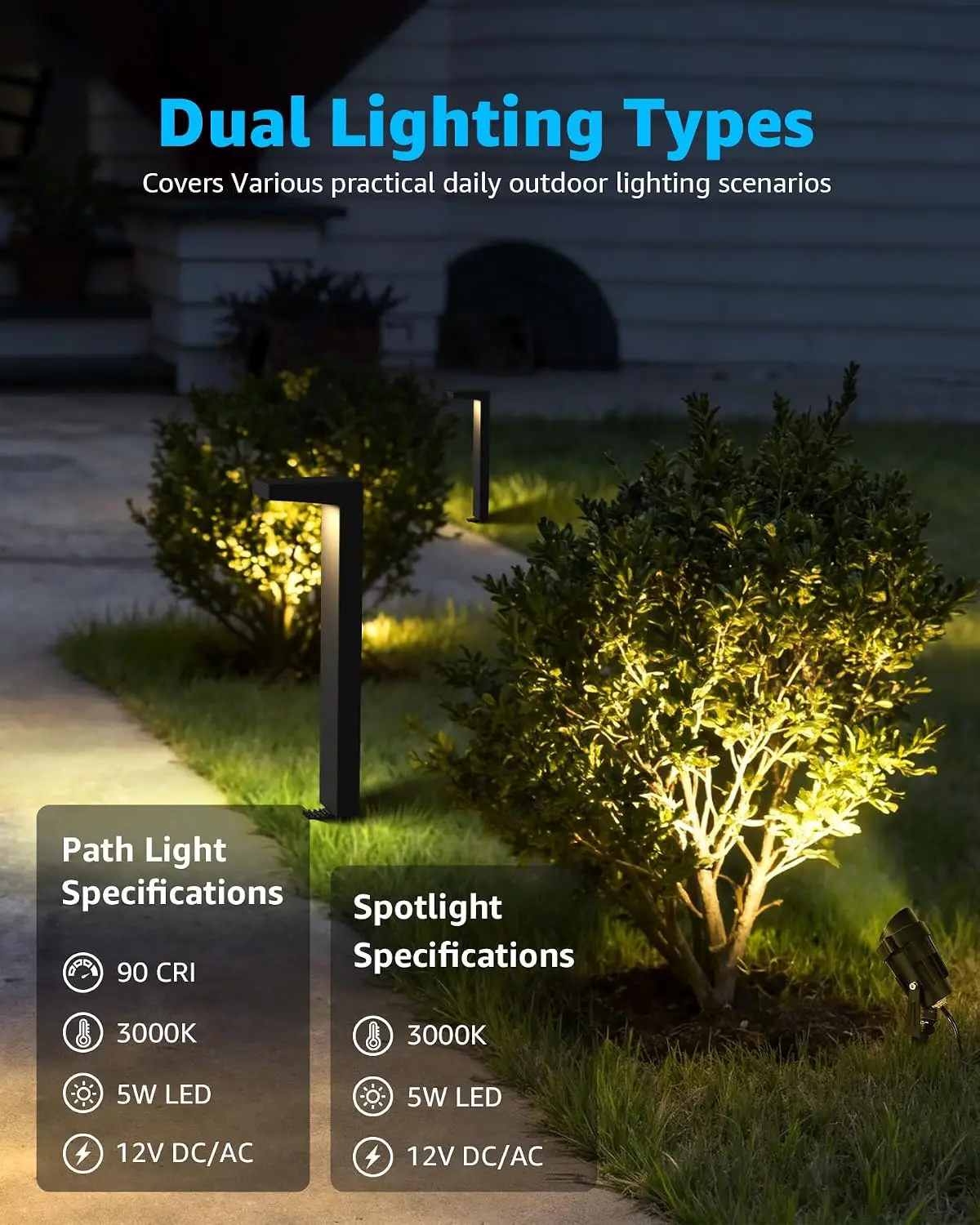 LED-Niedervolt-Landschaftsbele – Outdoor Lighting Kits Low Voltage Bewertung und Preis