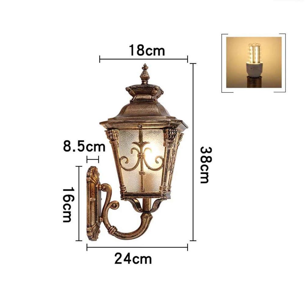 SANDIY Vintage Wand Licht Outd – Outdoor Lighting Bronze Bewertung und Preis