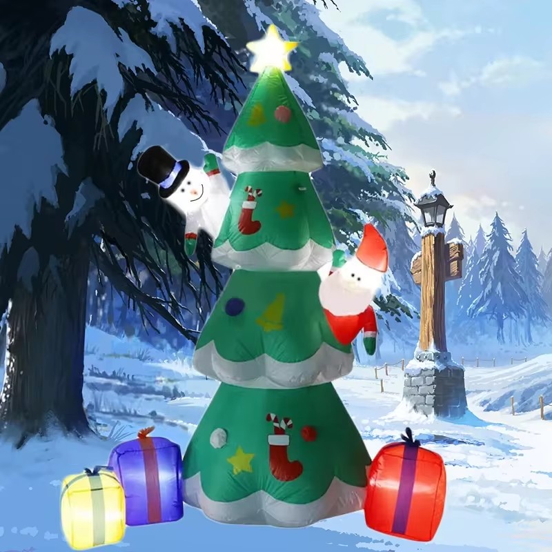 Für 7FT Weihnachtsbaum aufblas – Outdoor Lighting Uk Bewertung und Preis
