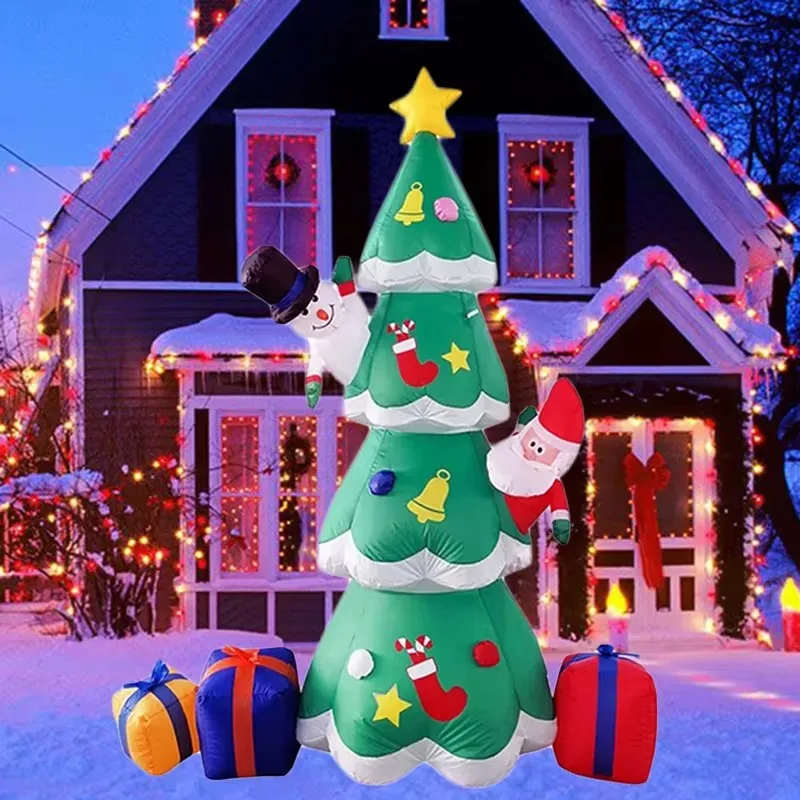 Für 7FT Weihnachtsbaum aufblas – Outdoor Lighting Uk Bewertung und Preis