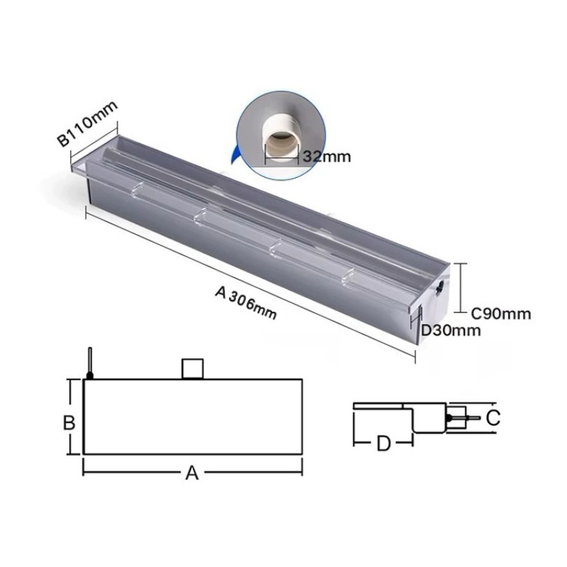 Acryl Sheer Abstieg Wasserfall – Landscape Spike Light Bewertung und Preis