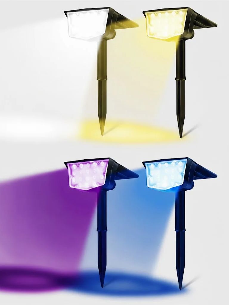 2 Stück Solar-Außenstrahler 70 – Outdoor Lighting Spotlight Bewertung und Preis