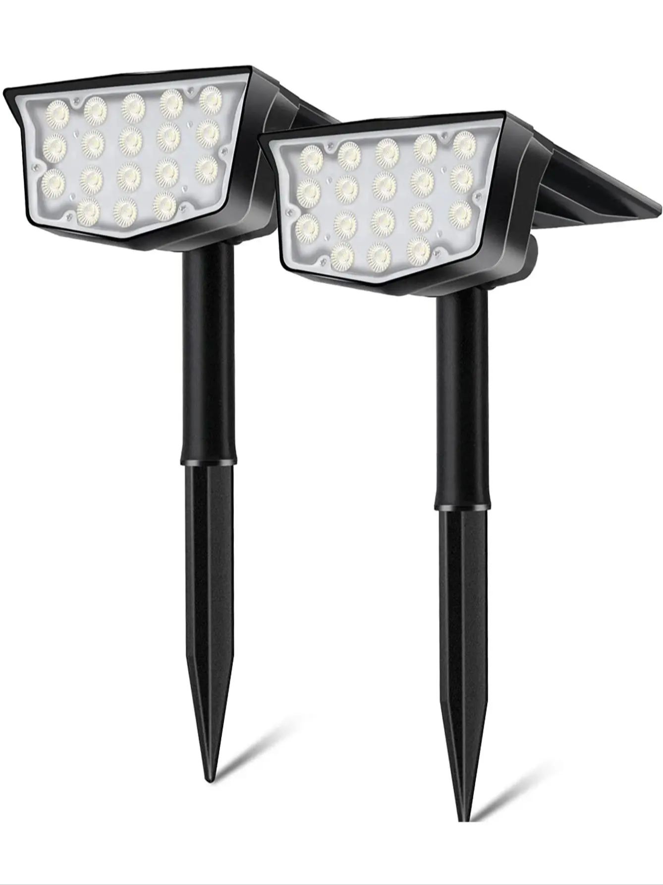 2 Stück Solar-Außenstrahler 70 – Outdoor Lighting Spotlight Bewertung und Preis