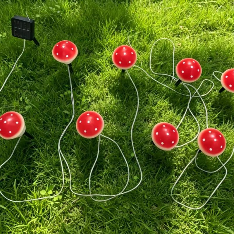 Solar-Pilz-Lichterkette Wasser – Outdoor Lighting Halloween Bewertung und Preis