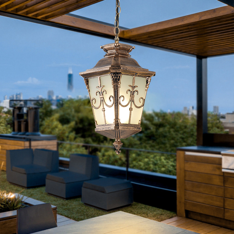 Wasserdichte Veranda-Pendelleu – Outdoor Lighting Bronze Bewertung und Preis