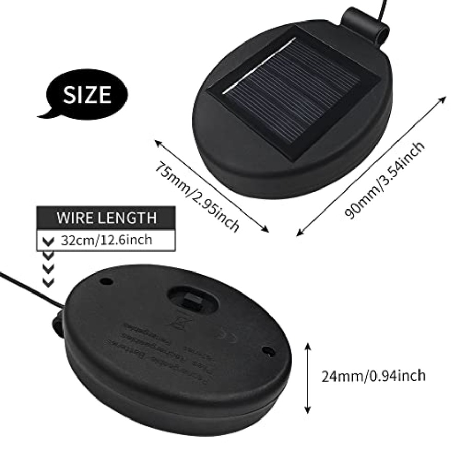 Solar-Laternendeckel mit LED-P – Outdoor Lighting Solar Panel Bewertung und Preis