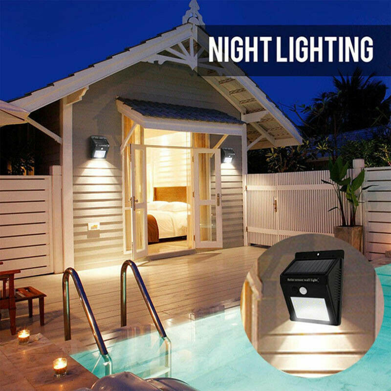 Solarbetriebene LED-Wandleucht – Outdoor Yard Lighting Fixtures Bewertung und Preis