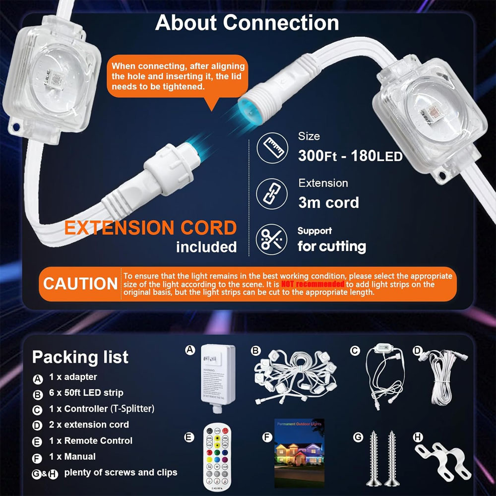 Permanente Außenbeleuchtung fü – Outdoor Lighting Halloween Bewertung und Preis